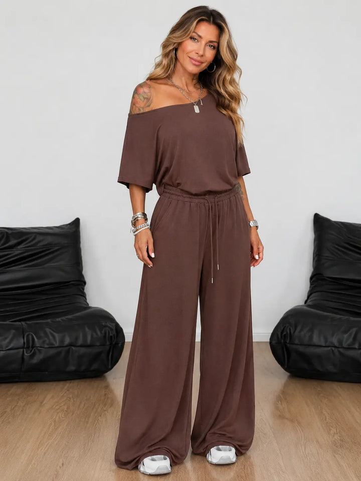 Emilia™ | Set with Top and Wide Trousers CULT ÉIRE