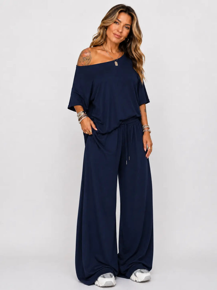 Emilia™ | Set with Top and Wide Trousers CULT ÉIRE