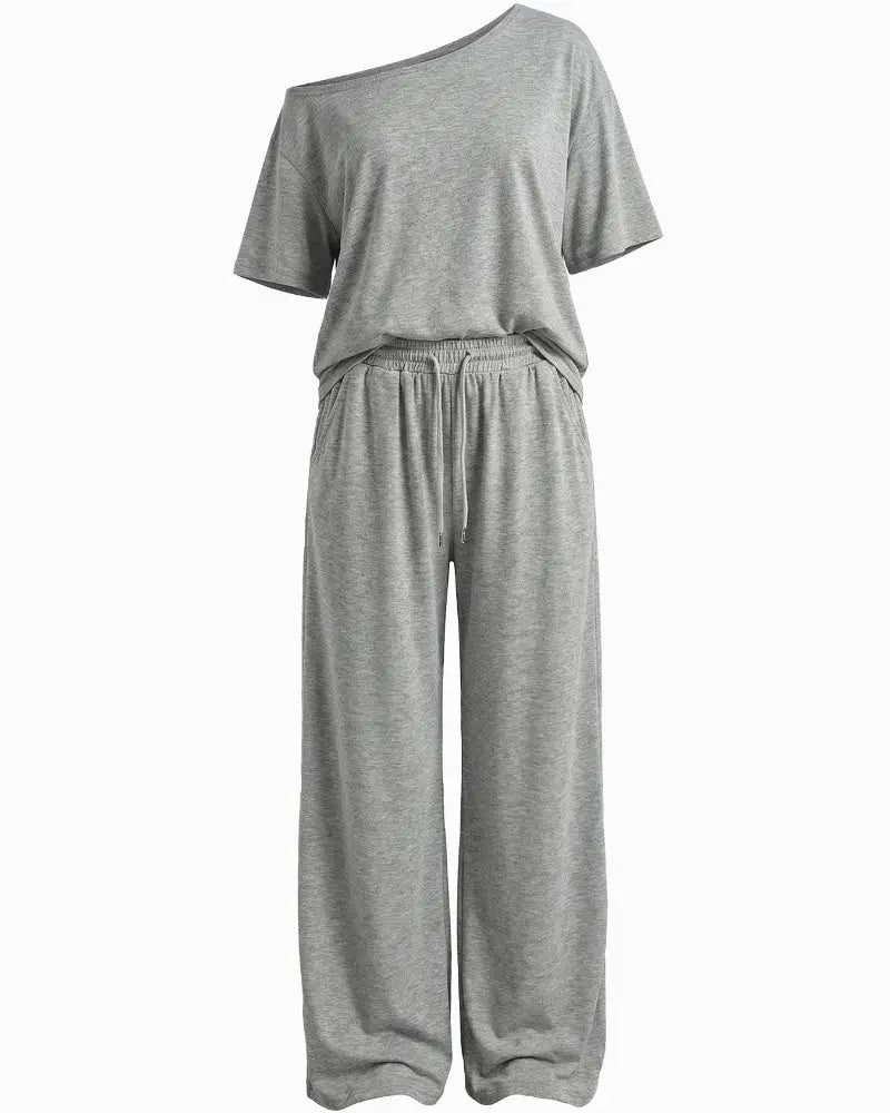 Emilia™ | Set with Top and Wide Trousers CULT ÉIRE