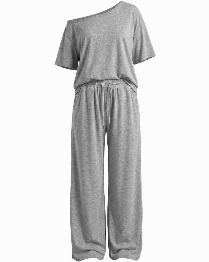 Emilia™ | Set with Top and Wide Trousers CULT ÉIRE
