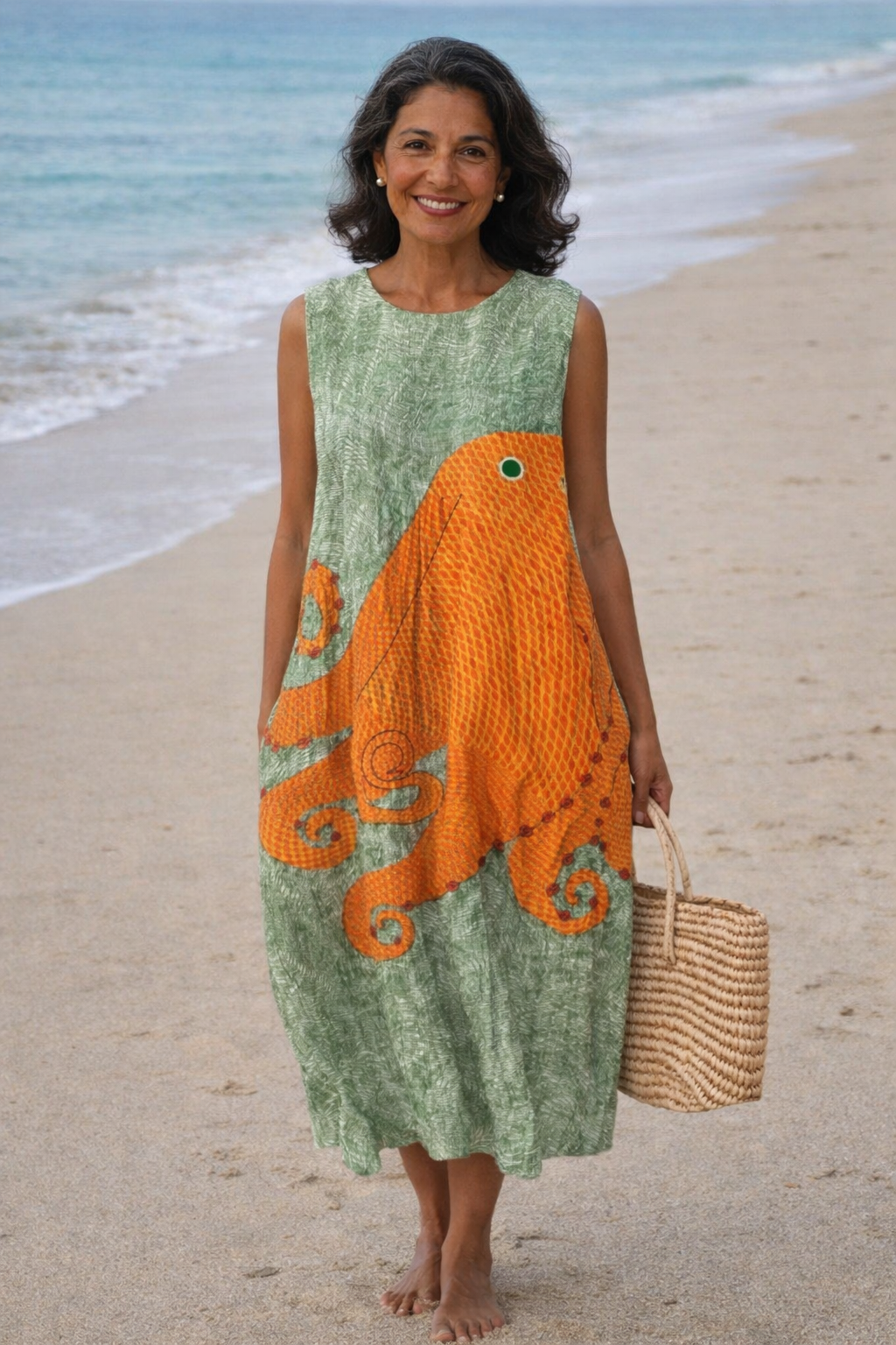 Teresa  | Summer Midi-Dress CULTÉIRE DUBLIN