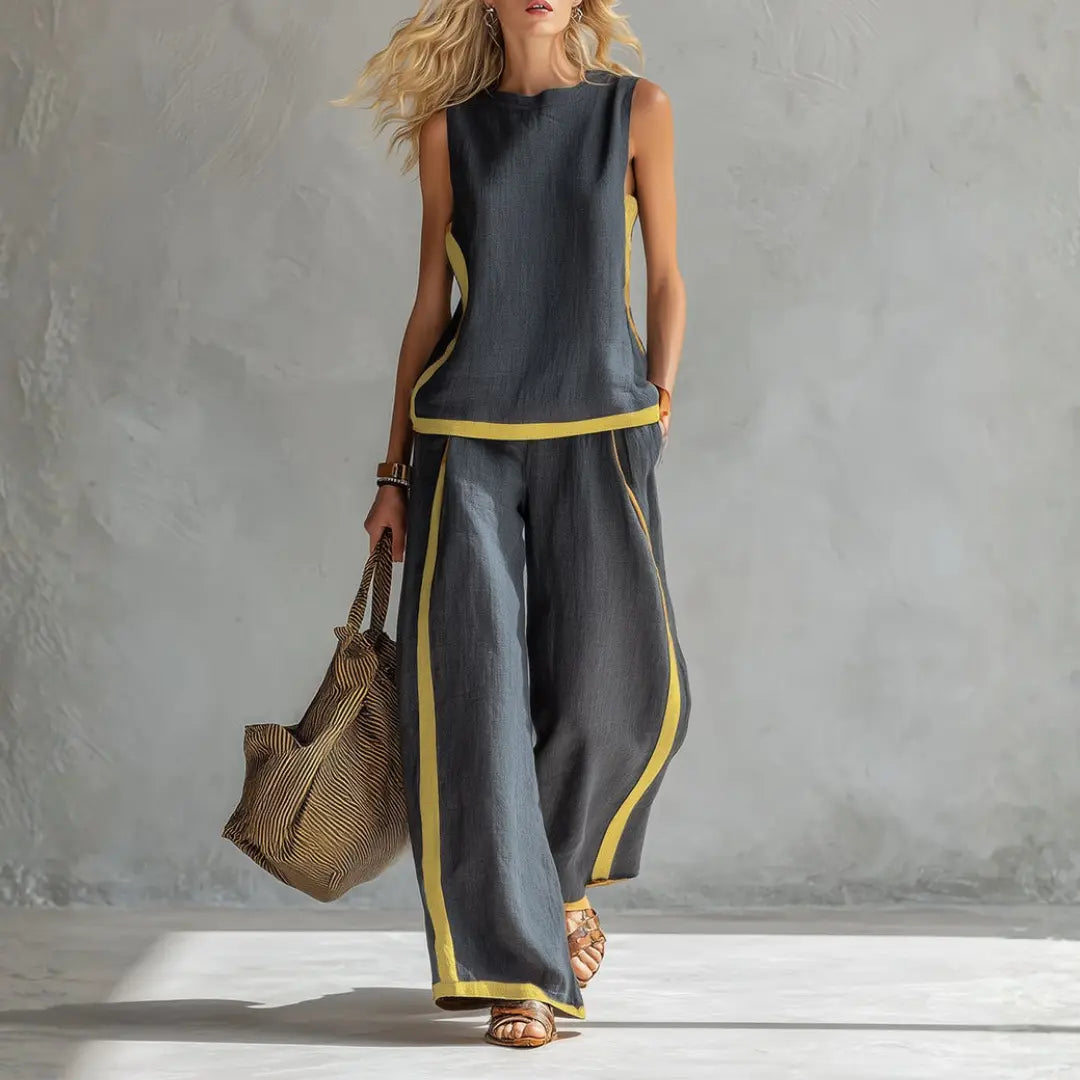 LEILA | Elegant Cotton and Linen Set CULT ÉIRE