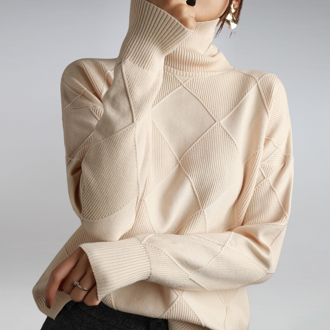 LINLEY™ | Luxe Ribbed Turtleneck Pullover CULTÉIRE DUBLIN