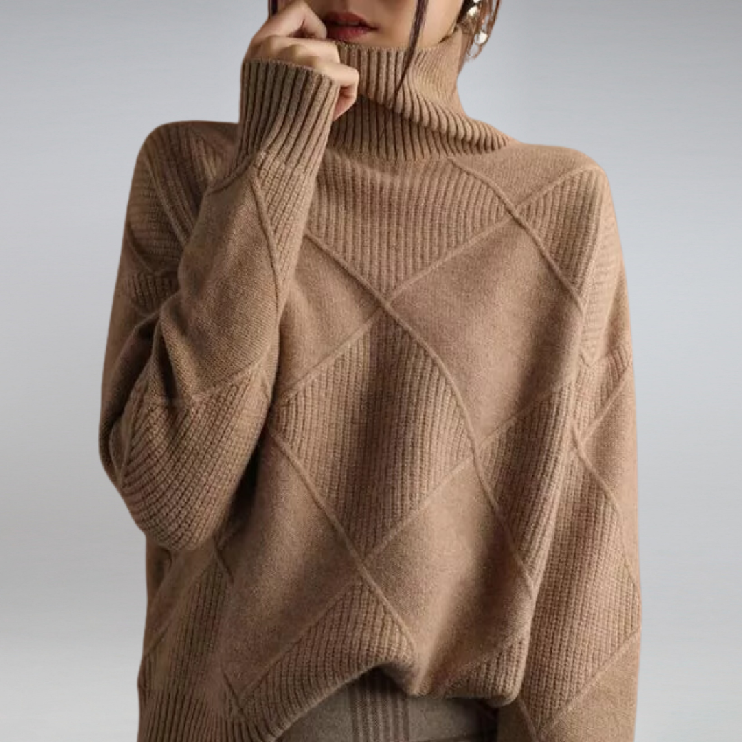 LINLEY™ | Luxe Ribbed Turtleneck Pullover CULTÉIRE DUBLIN