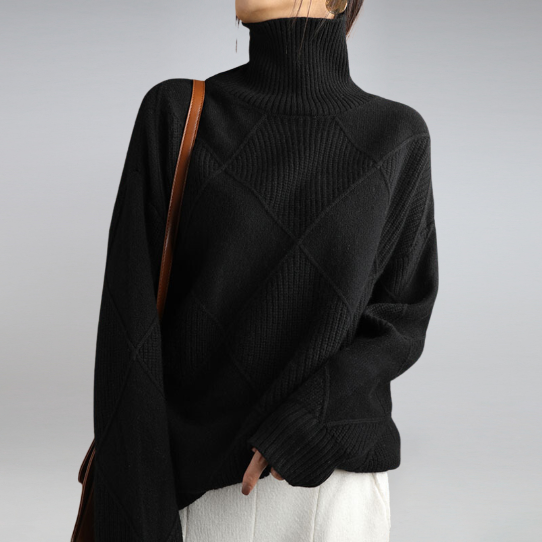 LINLEY™ | Luxe Ribbed Turtleneck Pullover CULTÉIRE DUBLIN