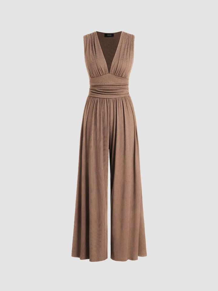 CHARITY™ – Chic Sleeveless Wide-Leg Jumpsuit CULT ÉIRE
