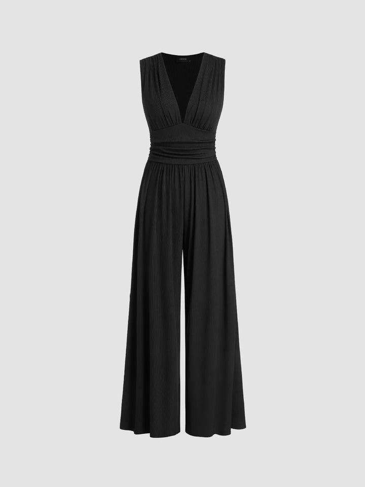 CHARITY™ – Chic Sleeveless Wide-Leg Jumpsuit CULT ÉIRE
