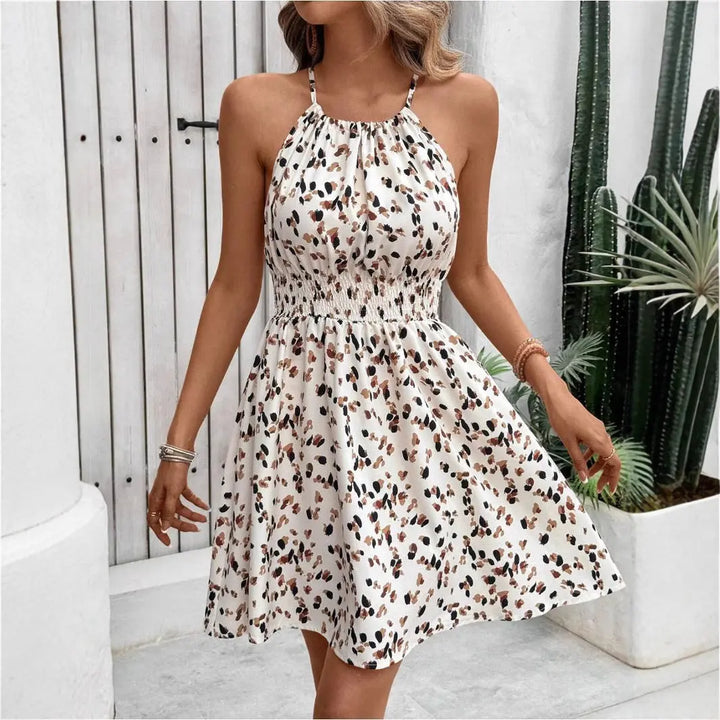 TALA™ – Casual Sleeveless Halter Neck Summer Dress CULT ÉIRE