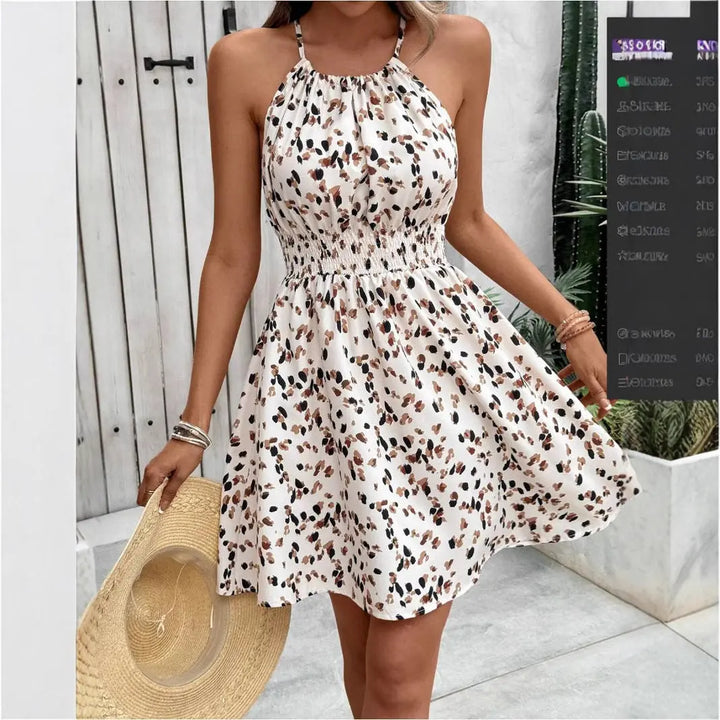 TALA™ – Casual Sleeveless Halter Neck Summer Dress CULT ÉIRE