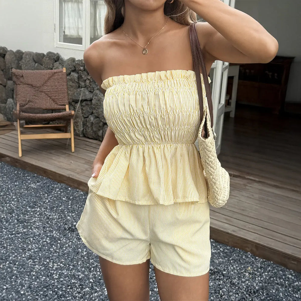 MAYA™ – Casual Strapless Co-Ord Set CULT ÉIRE