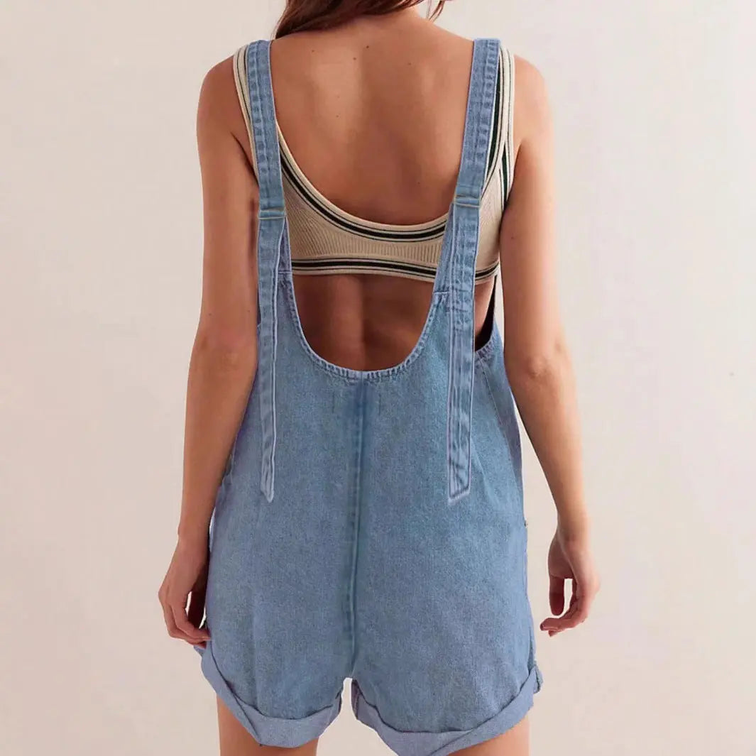 PETRA™ - Casual Overall Sleeveless Romper CULT ÉIRE