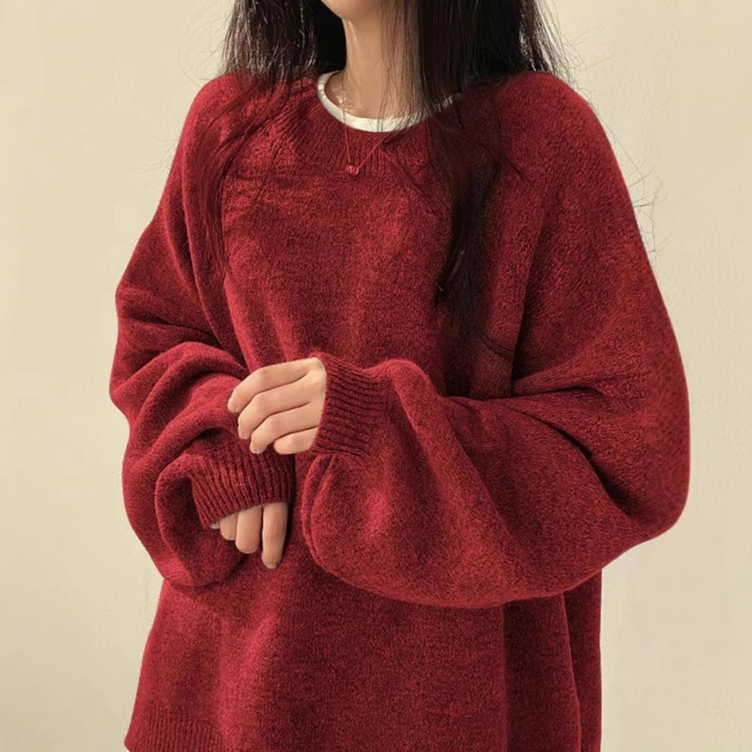BILOG™ - Casual Long Sleeve Round Neck Sweater CULTÉIRE DUBLIN