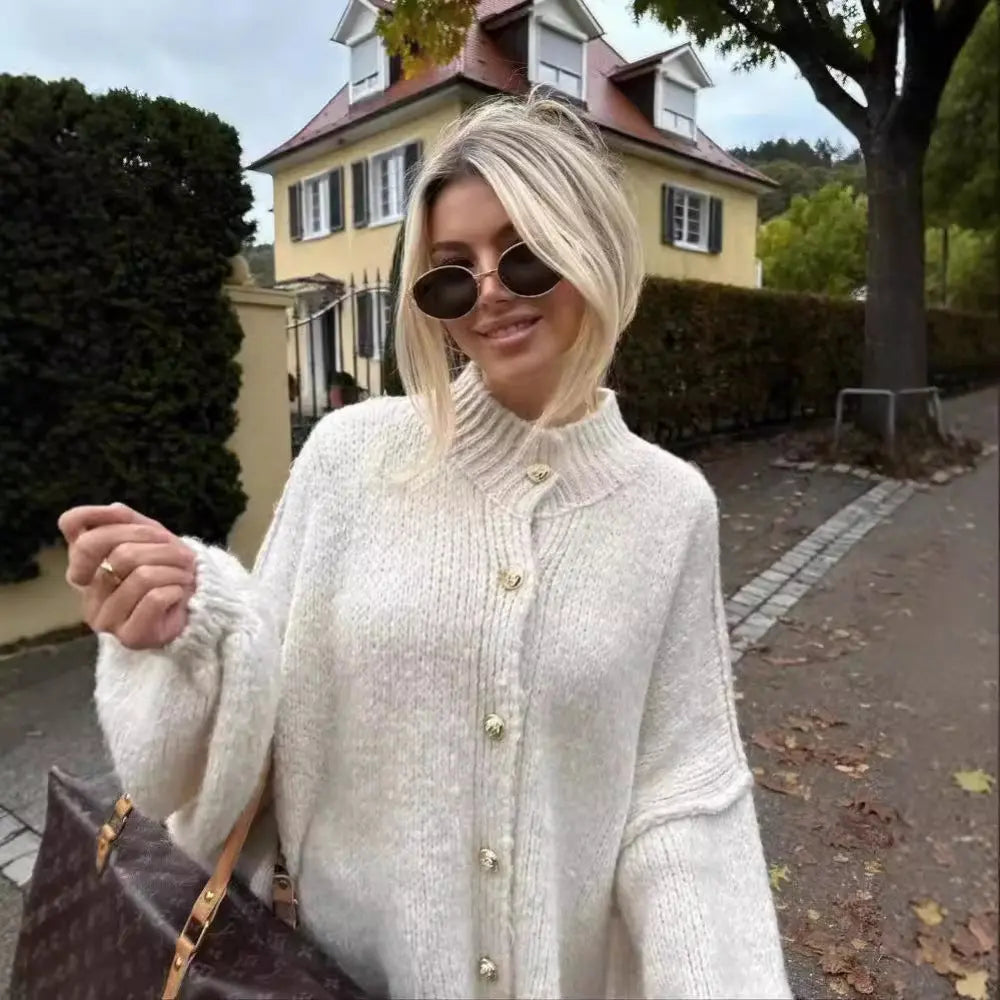 GANI™ – Classic Botton-Up Long Sleeve Cardigan CULT ÉIRE
