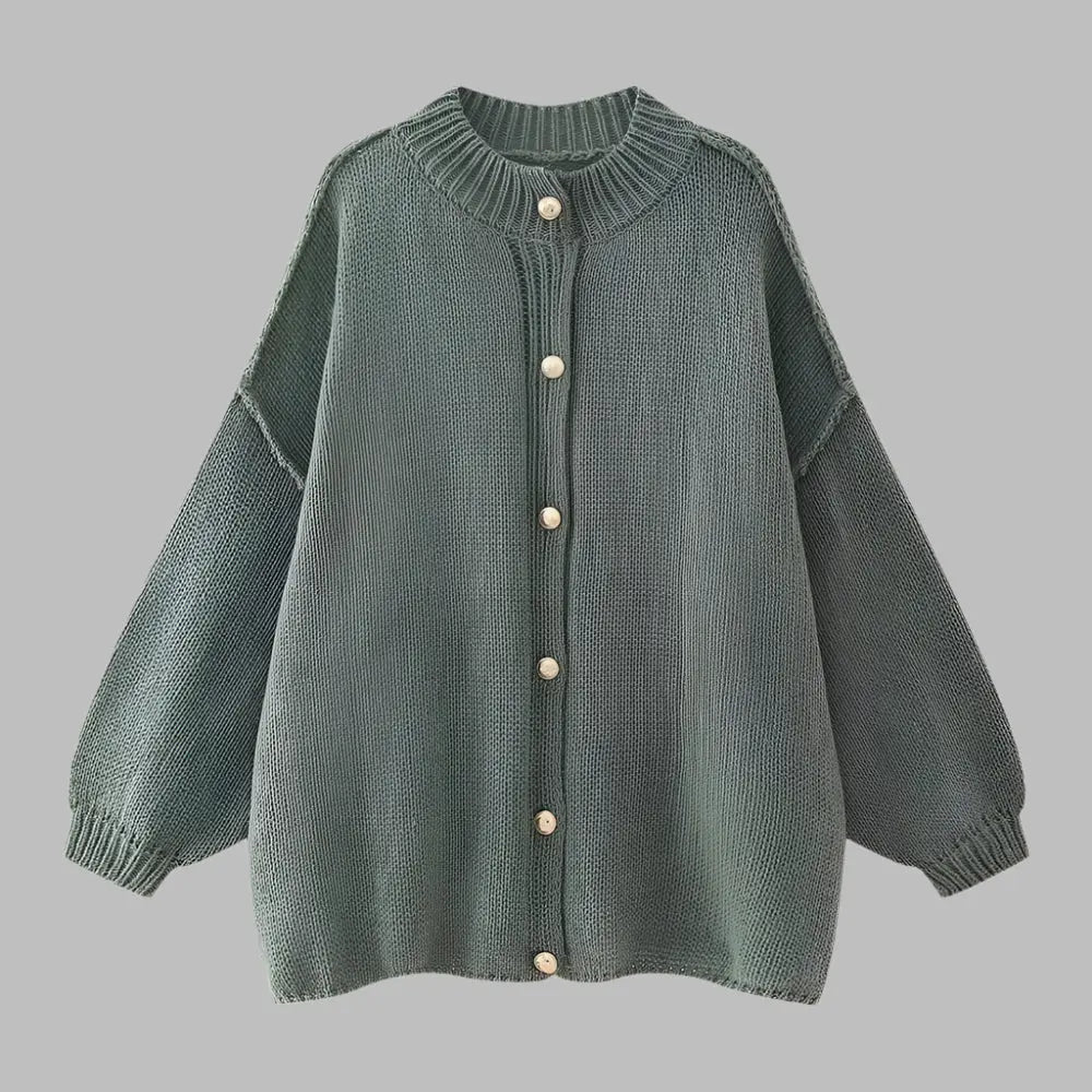 GANI™ – Classic Botton-Up Long Sleeve Cardigan CULT ÉIRE