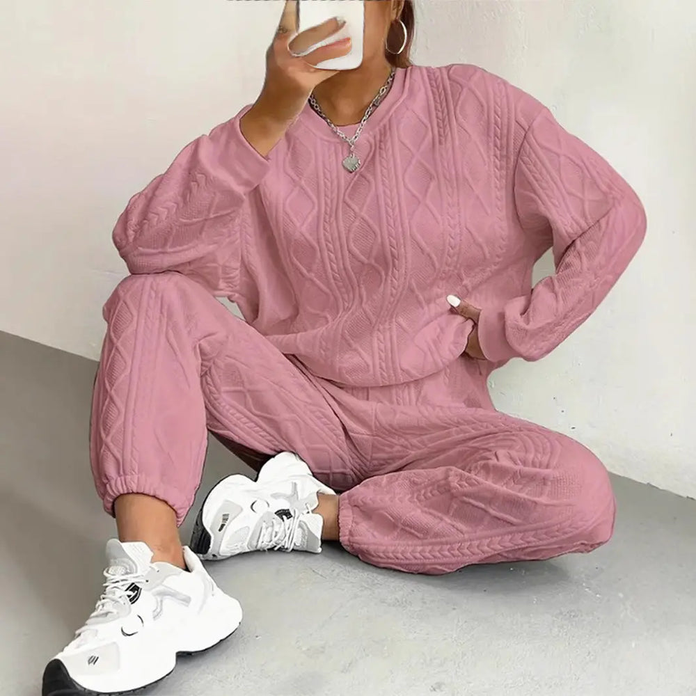 DALI™ - Comfy Long Sleeve Sweatshirt and Sweatpants Set CULT ÉIRE