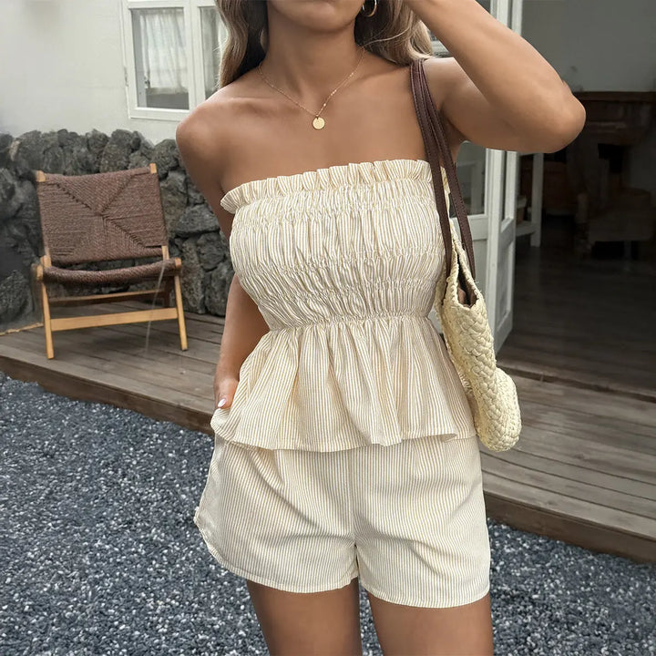MAYA™ – Casual Strapless Co-Ord Set CULT ÉIRE