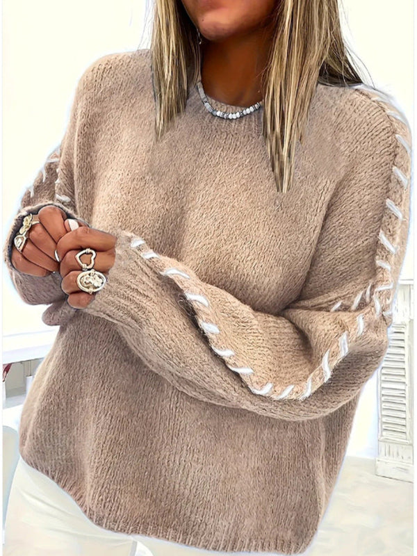 SERAH™ - Casual Round Neck Long Sleeve Sweater CULTÉIRE DUBLIN