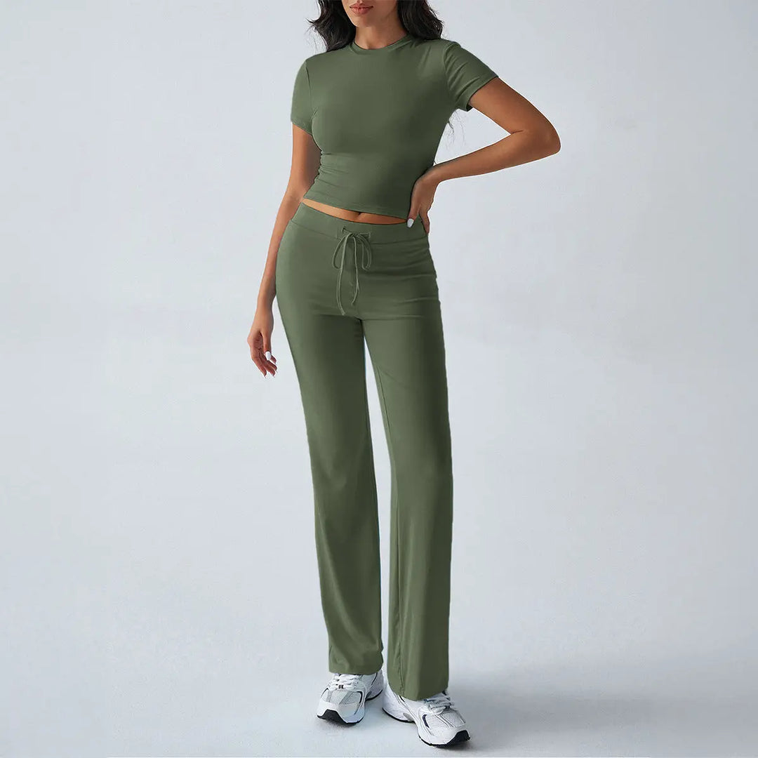 MARGARITA™ – Everyday Short Sleeve Crop and Jogger Set CULT ÉIRE