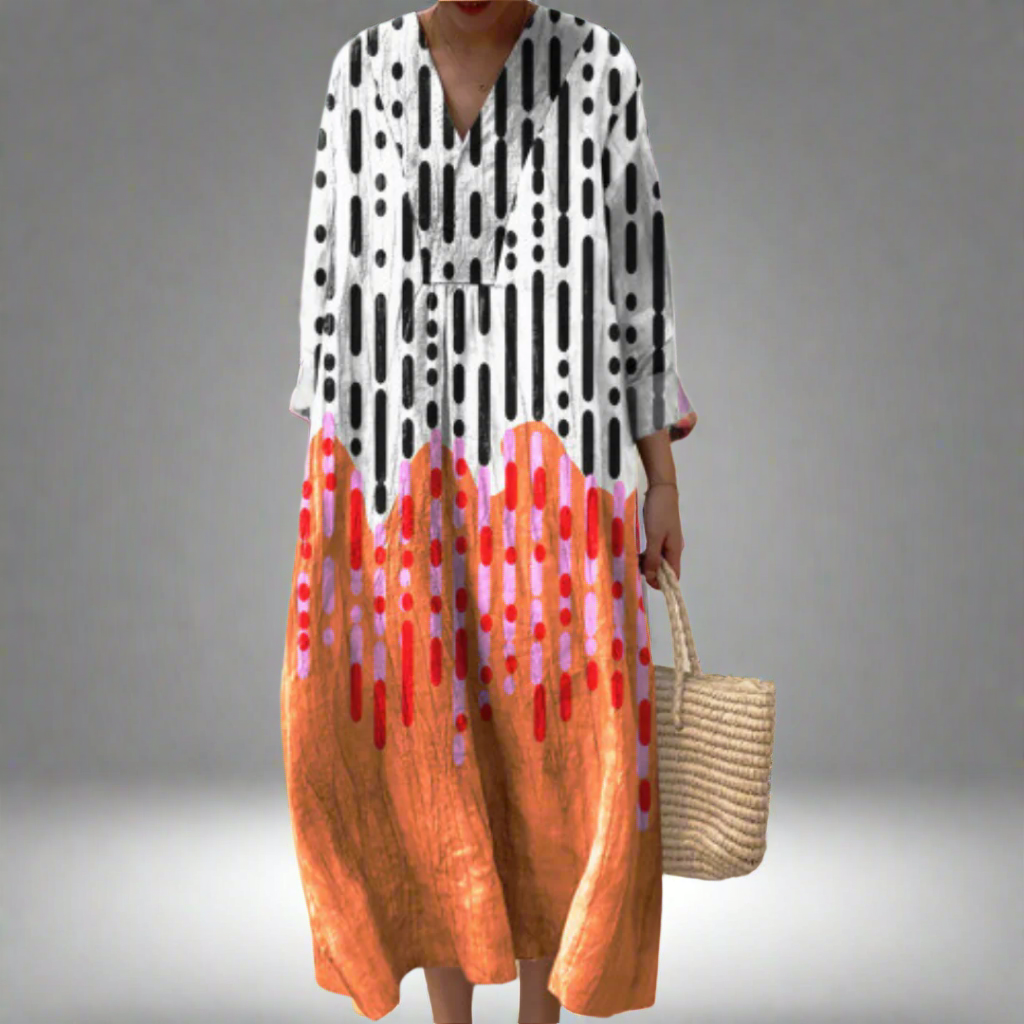 KIARA™ | Elegant Geomatric Dress CULTÉIRE DUBLIN