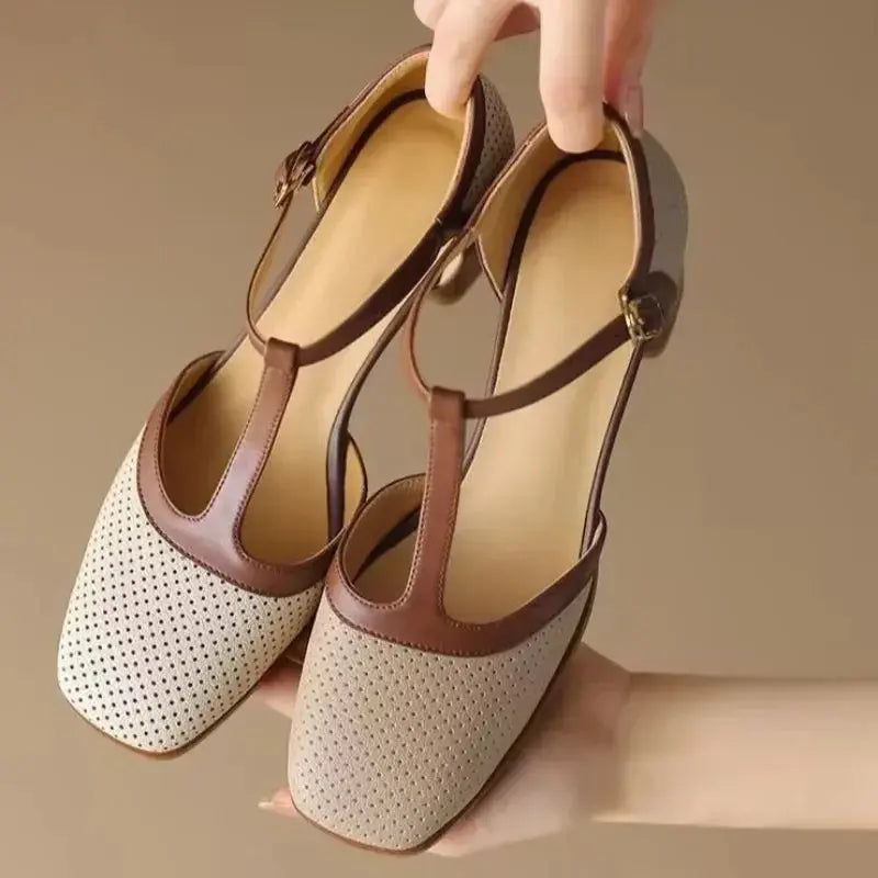 ISAVA™ | Mid Heel Shoes Real Leather CULT ÉIRE
