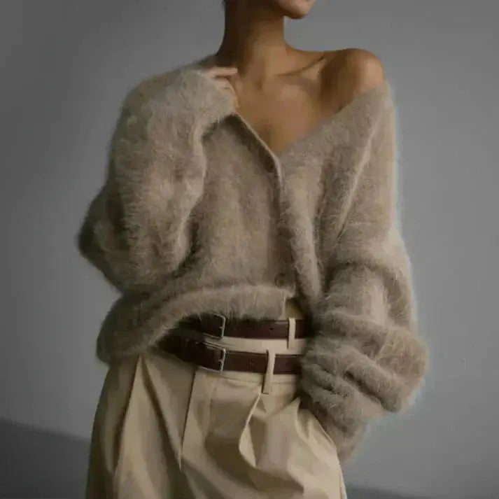 ADELE™ - Fuzzy Mohair Cardigan CULT ÉIRE