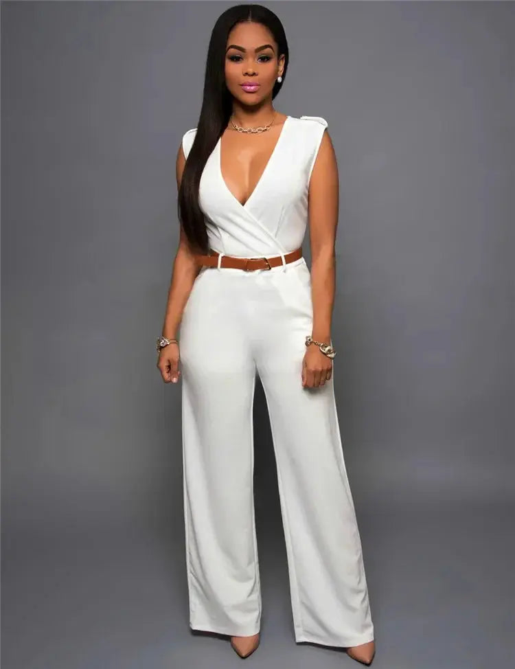 ADRIANA | Stylish jumpsuit with a V-neck CULT ÉIRE