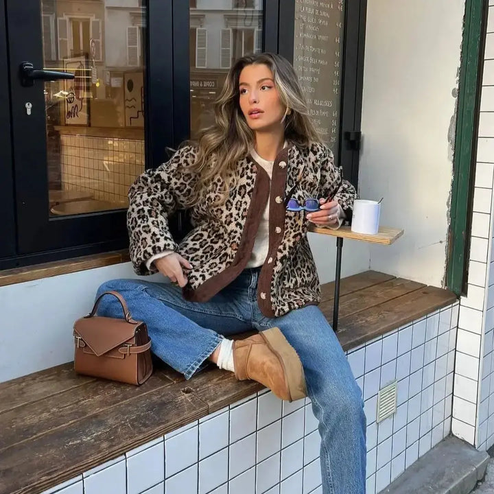LYDIA™ | Chic Leopard Cardigan CULT ÉIRE
