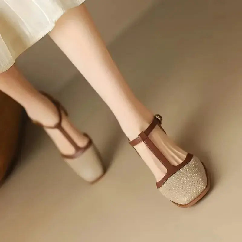 ISAVA™ | Mid Heel Shoes Real Leather CULT ÉIRE