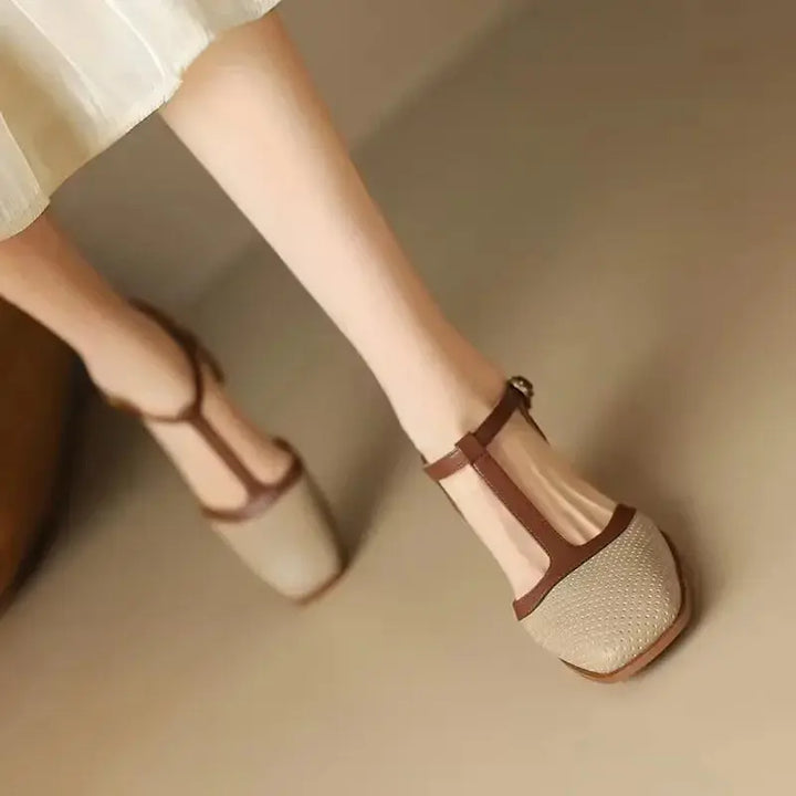 ISAVA™ | Mid Heel Shoes Real Leather CULT ÉIRE