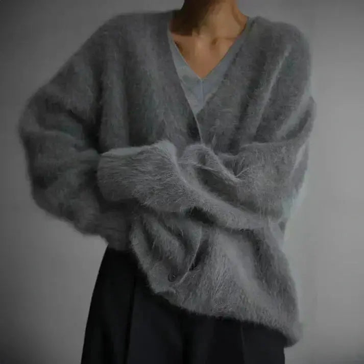 ADELE™ - Fuzzy Mohair Cardigan CULT ÉIRE