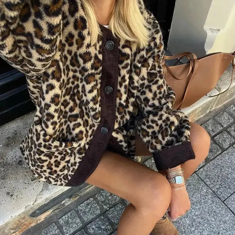 LYDIA™ | Chic Leopard Cardigan CULT ÉIRE