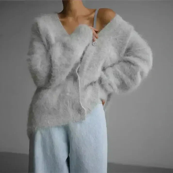 ADELE™ - Fuzzy Mohair Cardigan CULT ÉIRE