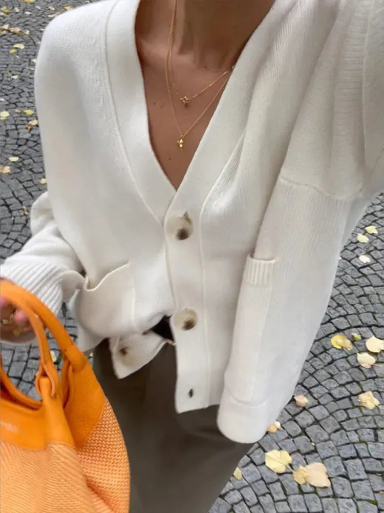JULIETTE™ - V-Neck Knit Cardigan CULT ÉIRE