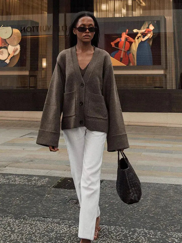 JULIETTE™ - V-Neck Knit Cardigan CULT ÉIRE