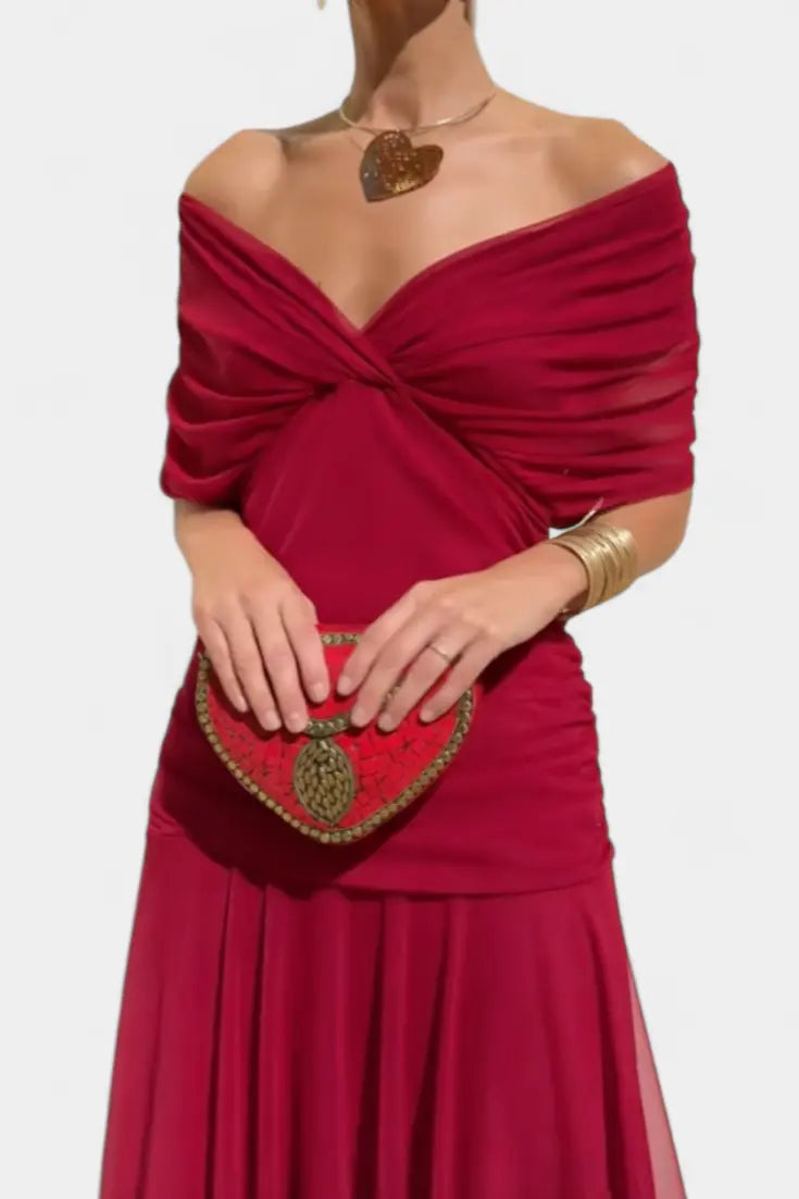 MARELLIA™ | Floral V-Neck Maxi Dress CULT ÉIRE