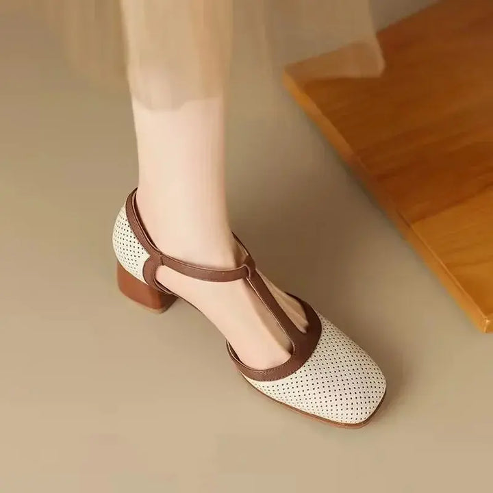 ISAVA™ | Mid Heel Shoes Real Leather CULT ÉIRE