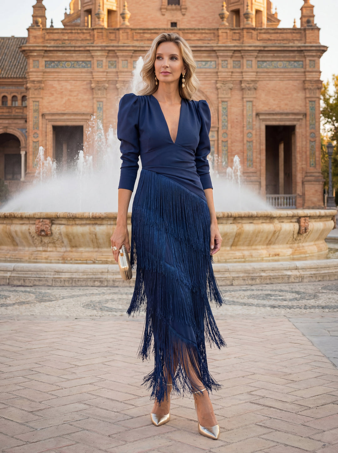 GENEVIEVE | Fringe Midi Dress CULTÉIRE DUBLIN