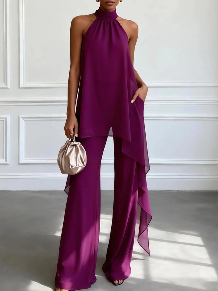 VIOLA | Elegant Halter Top and Trousers Set CULT ÉIRE