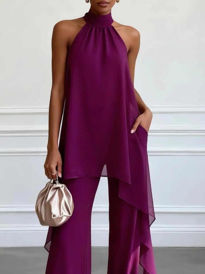 VIOLA | Elegant Halter Top and Trousers Set CULT ÉIRE