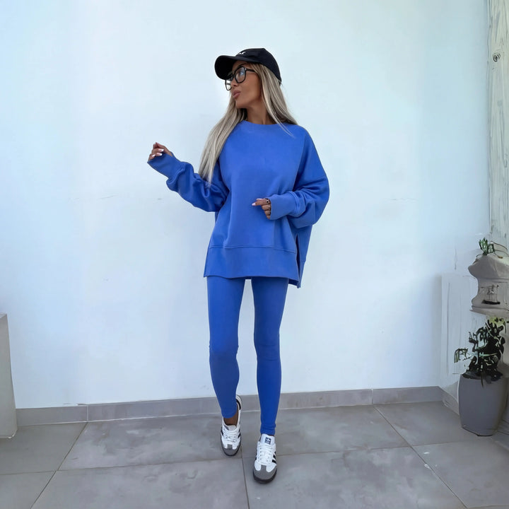 YACHI™ - Casual Long Sleeve Sweatshirt and Pants Set CULT ÉIRE