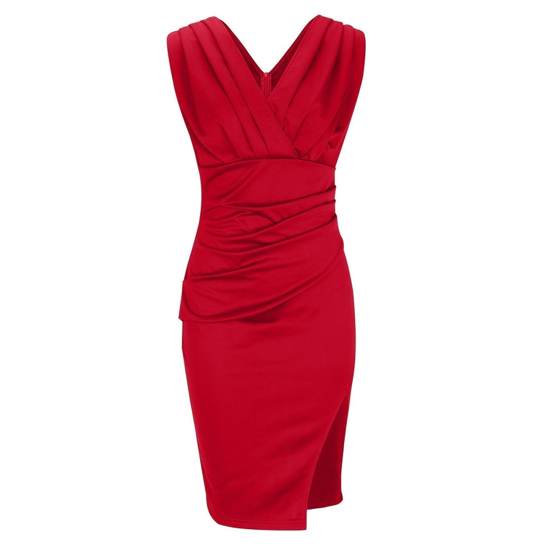ADRIENNE | Elegant Draped Dress with Sculpting Silhouette CULTÉIRE DUBLIN