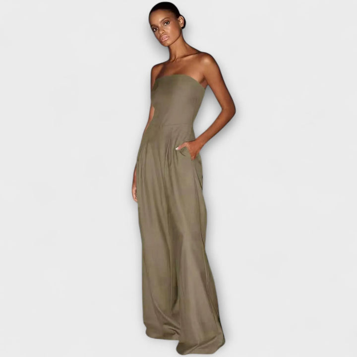 KIORA  | Elegant strapless jumpsuit CULT ÉIRE