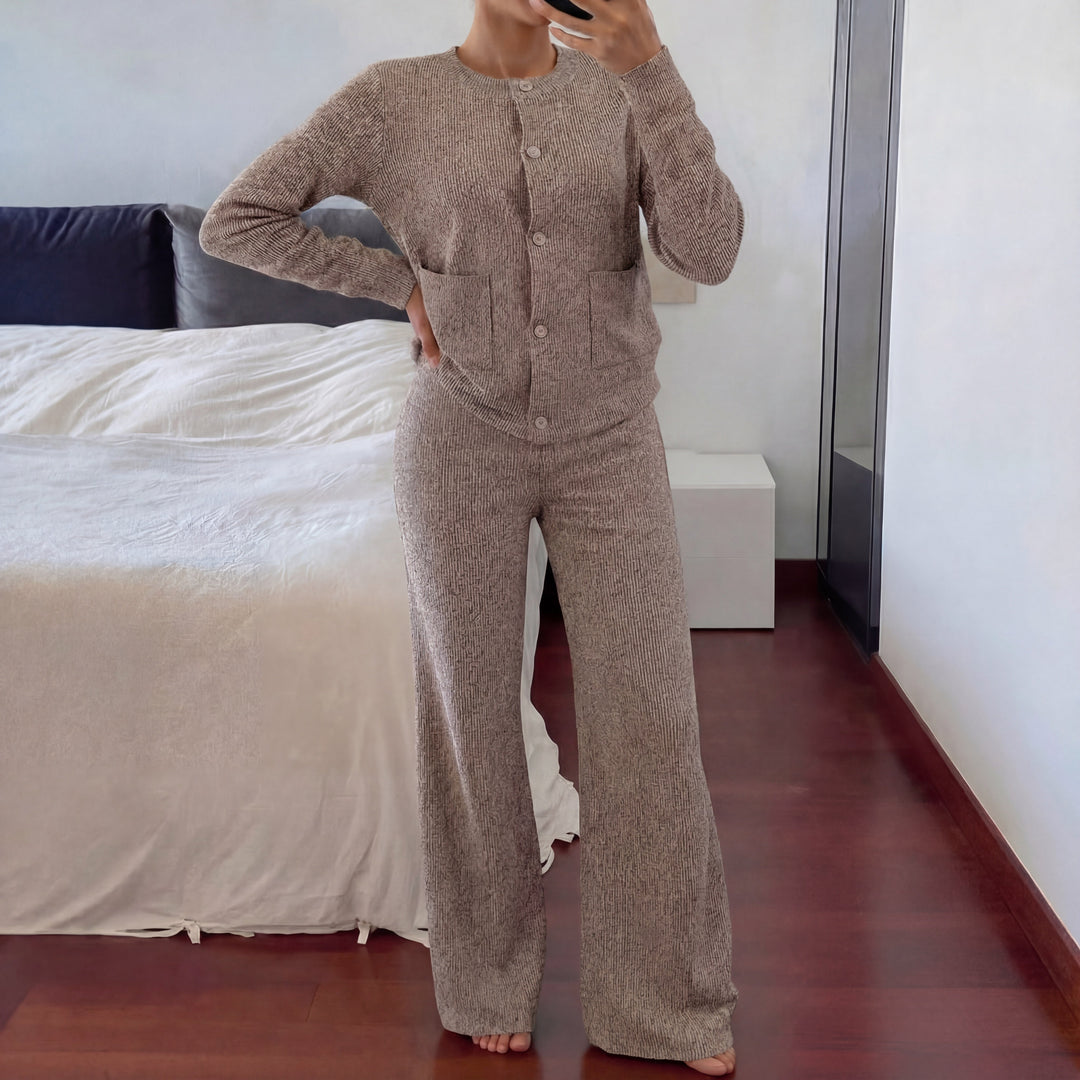LUCIA - Cozy Knit Sweater & Wide Leg Two-Piece Set CULTÉIRE DUBLIN