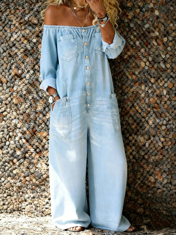 VERITY | Off-Shoulder Soft-Touch Jumpsuit CULT ÉIRE