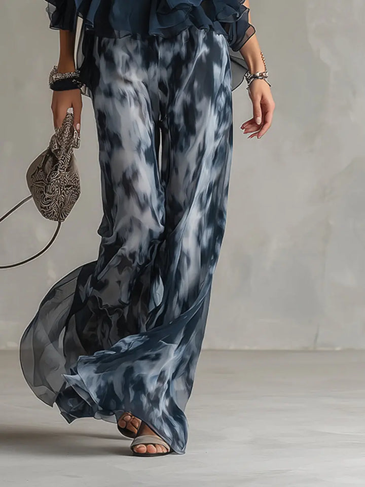 EVELINA | Printed Wide Leg Co-Ord Set CULT ÉIRE