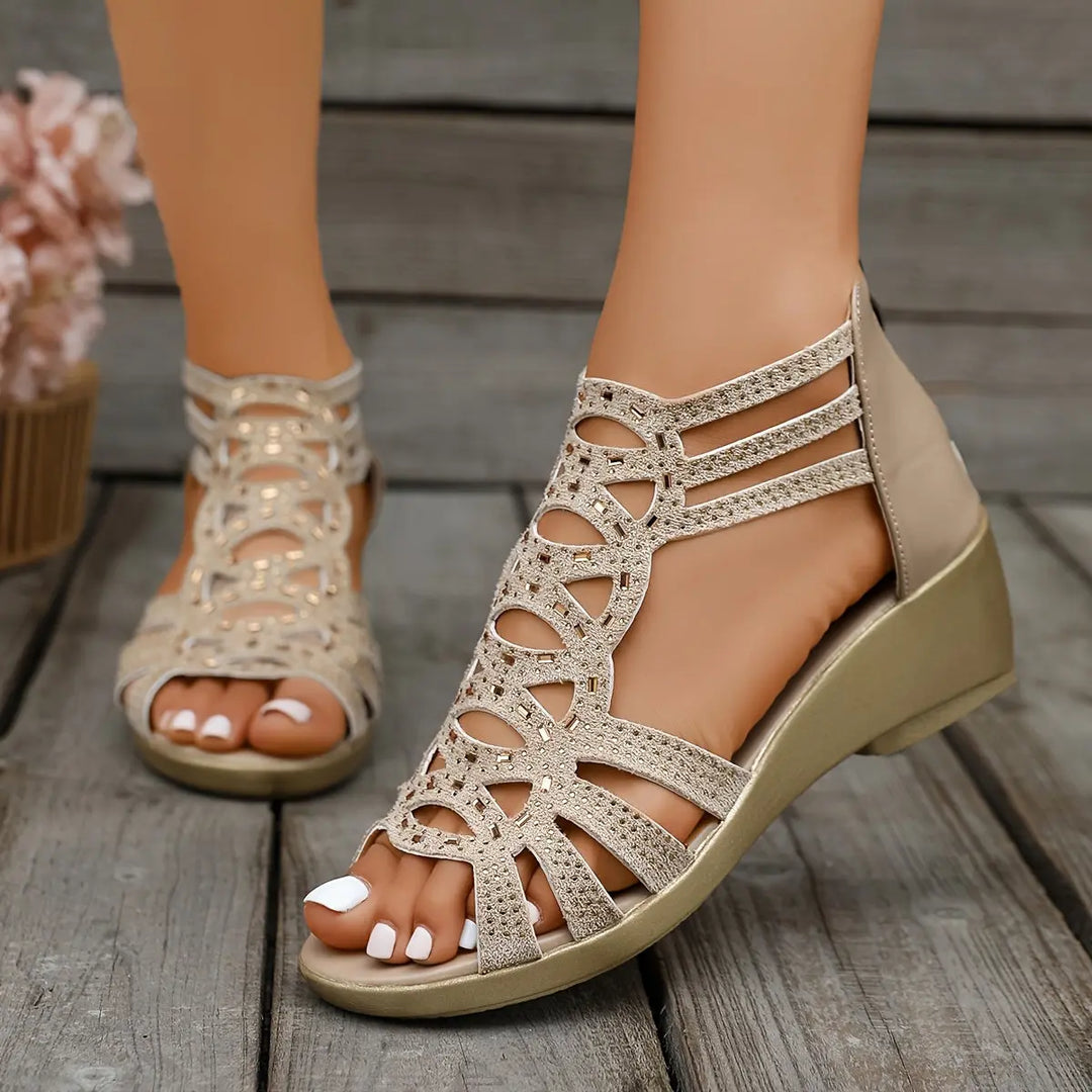 ALYSSA | Women’s Orthopedic Sandals with Wedge Sole CULT ÉIRE