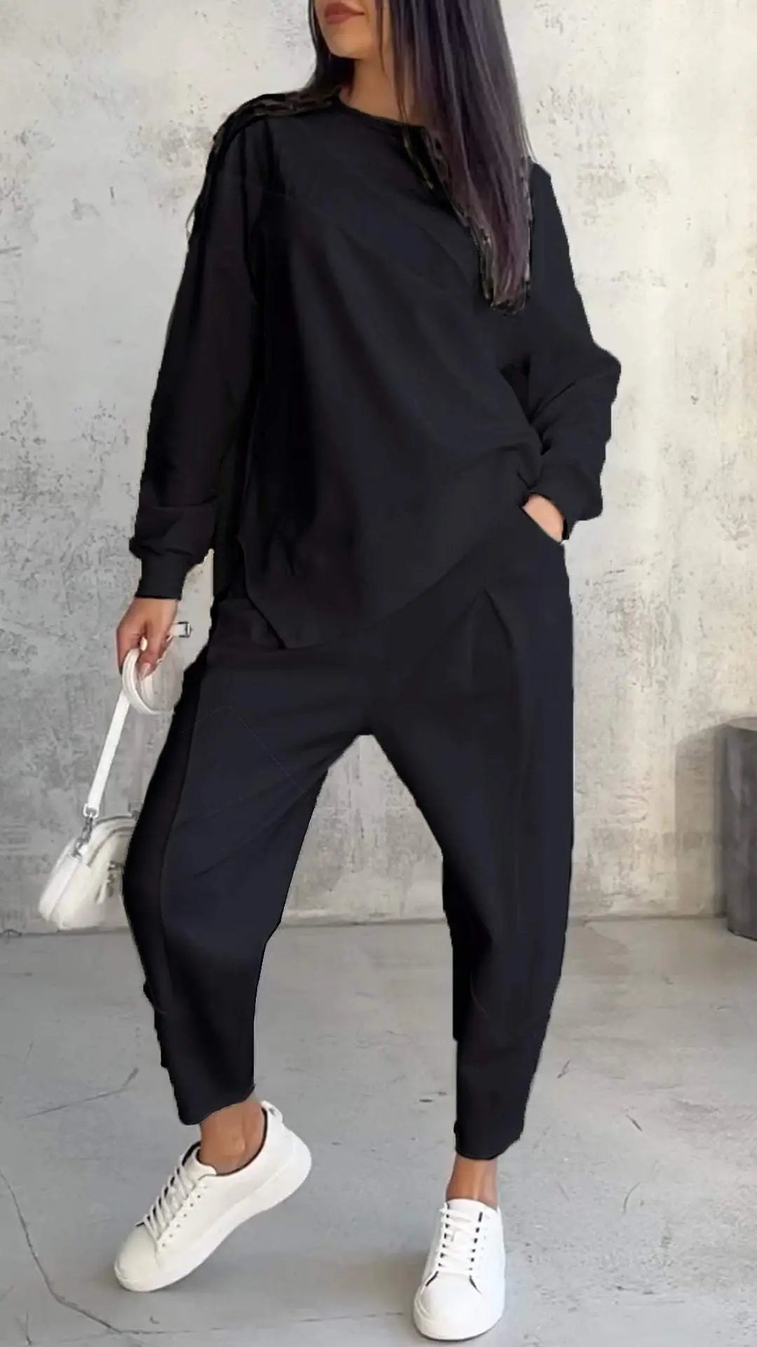AMELIA | Casual Two-Piece Set with Round Neck and Long Sleeves CULT ÉIRE