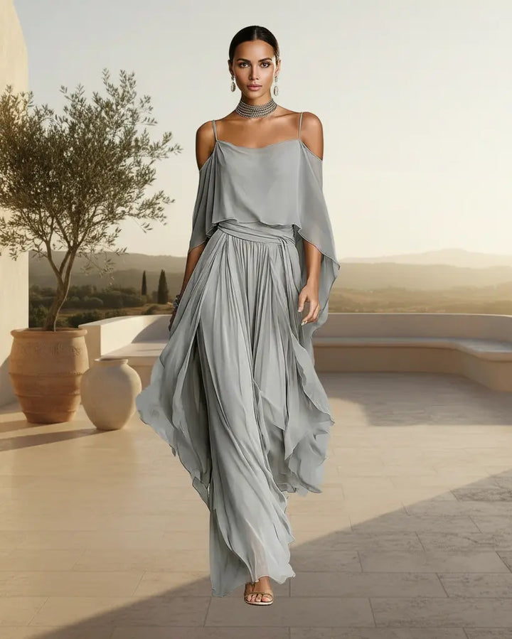 ISABELA | A flowing Grey 2-Piece Set CULT ÉIRE