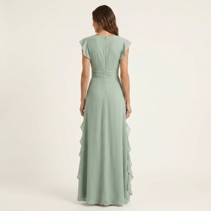 NELLYANA | Ruffle Maxi Dress CULTÉIRE DUBLIN