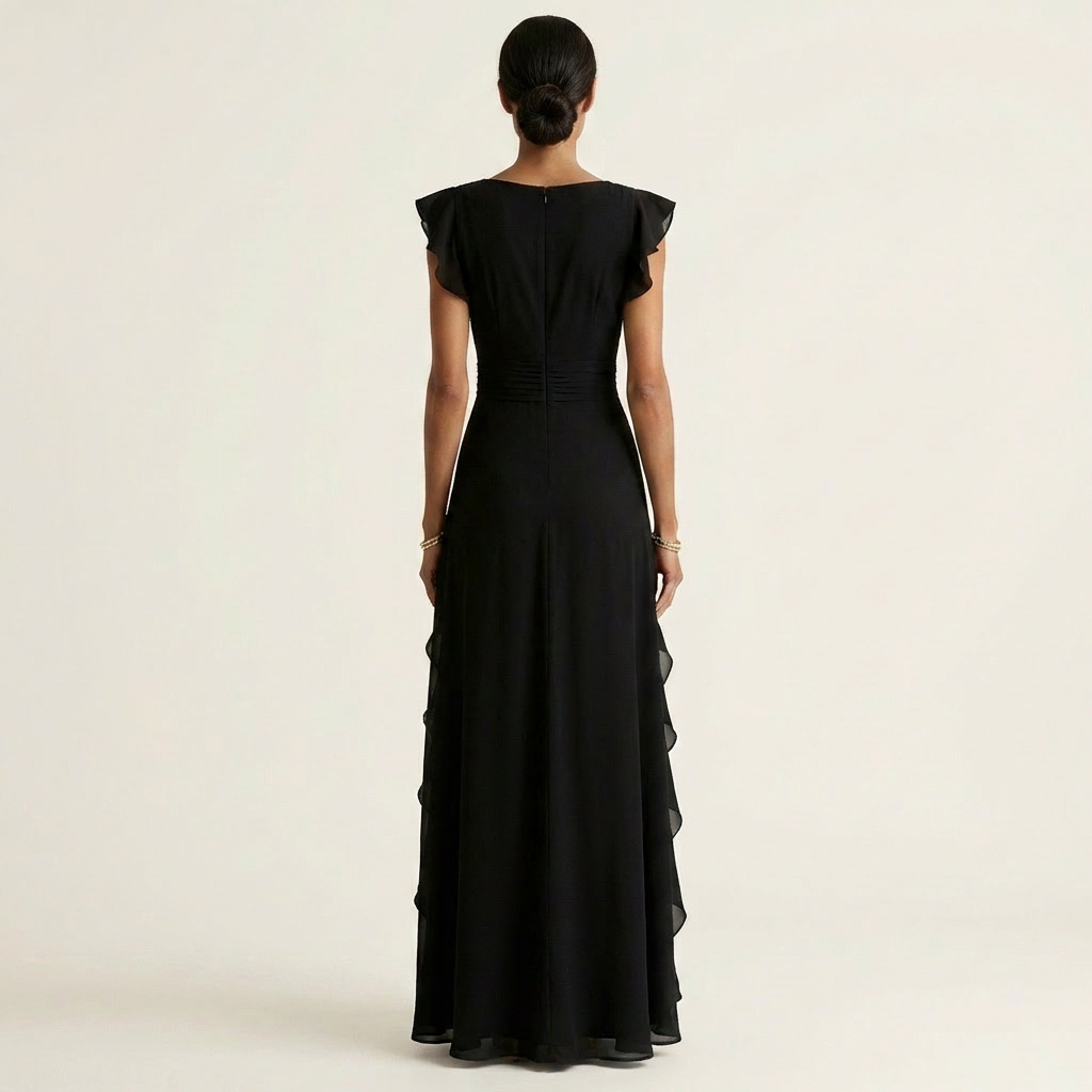 NELLYANA | Ruffle Maxi Dress CULTÉIRE DUBLIN